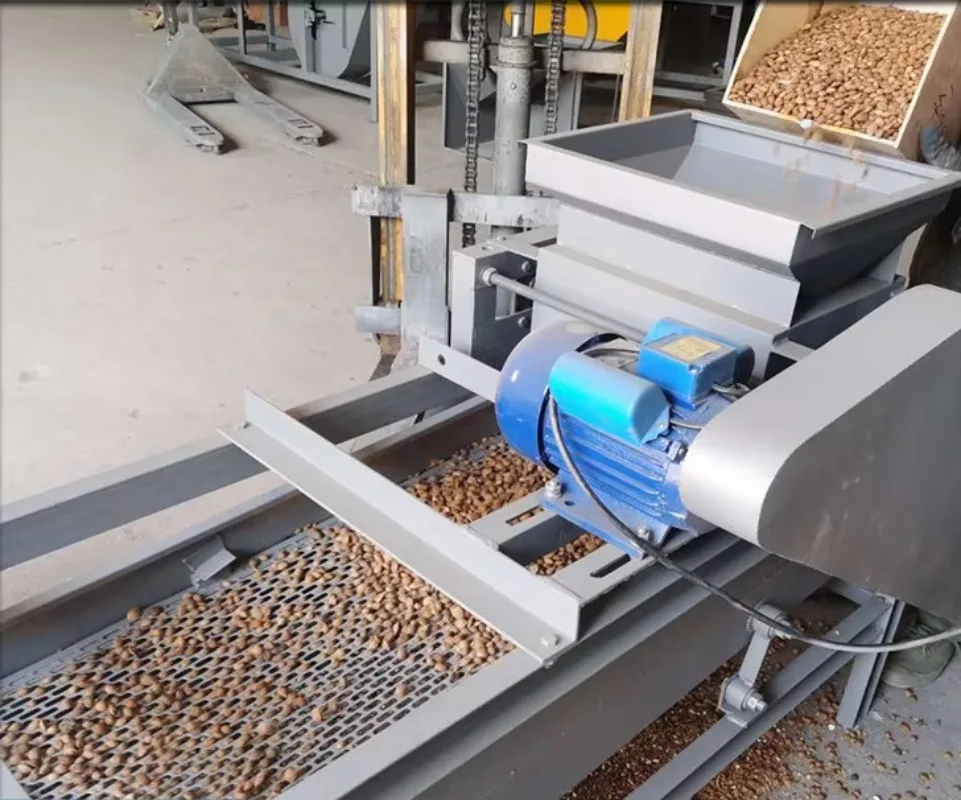 Multifunctional and High-efficiency  Indian Nut Walnut Shell Separating Machine Nut Shelling Cracking Machine