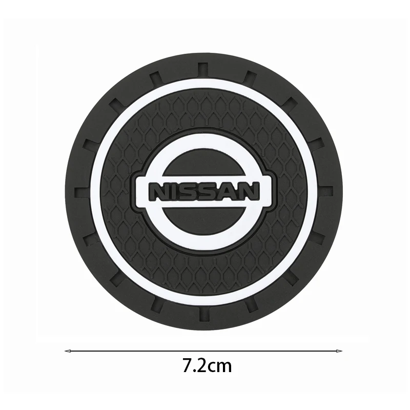 سيارة حامل الكأس حصيرة هلام السيليكا كوستر المياه الديكور لنيسان X-trail قاشقاي ملاحظة جوك سنترا ميكرا اكسسوارات السيارات التصميم