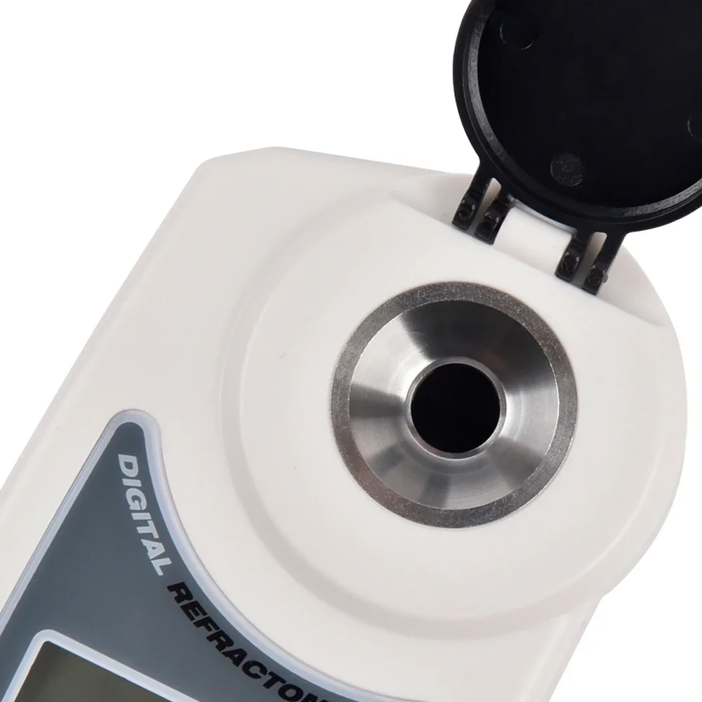 Digital Refractometer Sugar Content Refractometer 0~55% Brix Meter For Fruits, Vegetables, Veverages, Food Processing, Beer