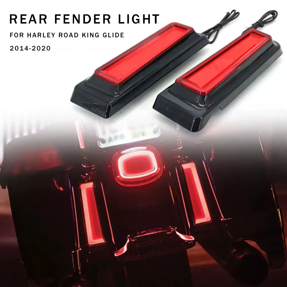 

Для мотоцикла дневные ходовые огни заднего крыла светодиодный стоп-сигнал Harley-Davidson Road King Glide 2014-2020
