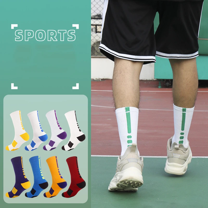 

Men Sock Sports Women Compression Crossborder Supply Breathable Running Riding Cycling Over Knee Basketball Biking Hockey Soccer