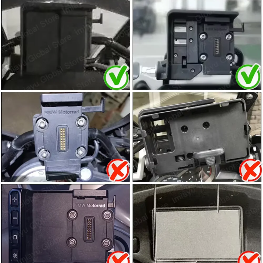 Tela de Navegação GPS de 7 Polegadas para Motocicletas com CarPlay e Android Auto para BMW, à Prova d'Água IP68, Plug & Play com Bluetooth 5.0 Duplo