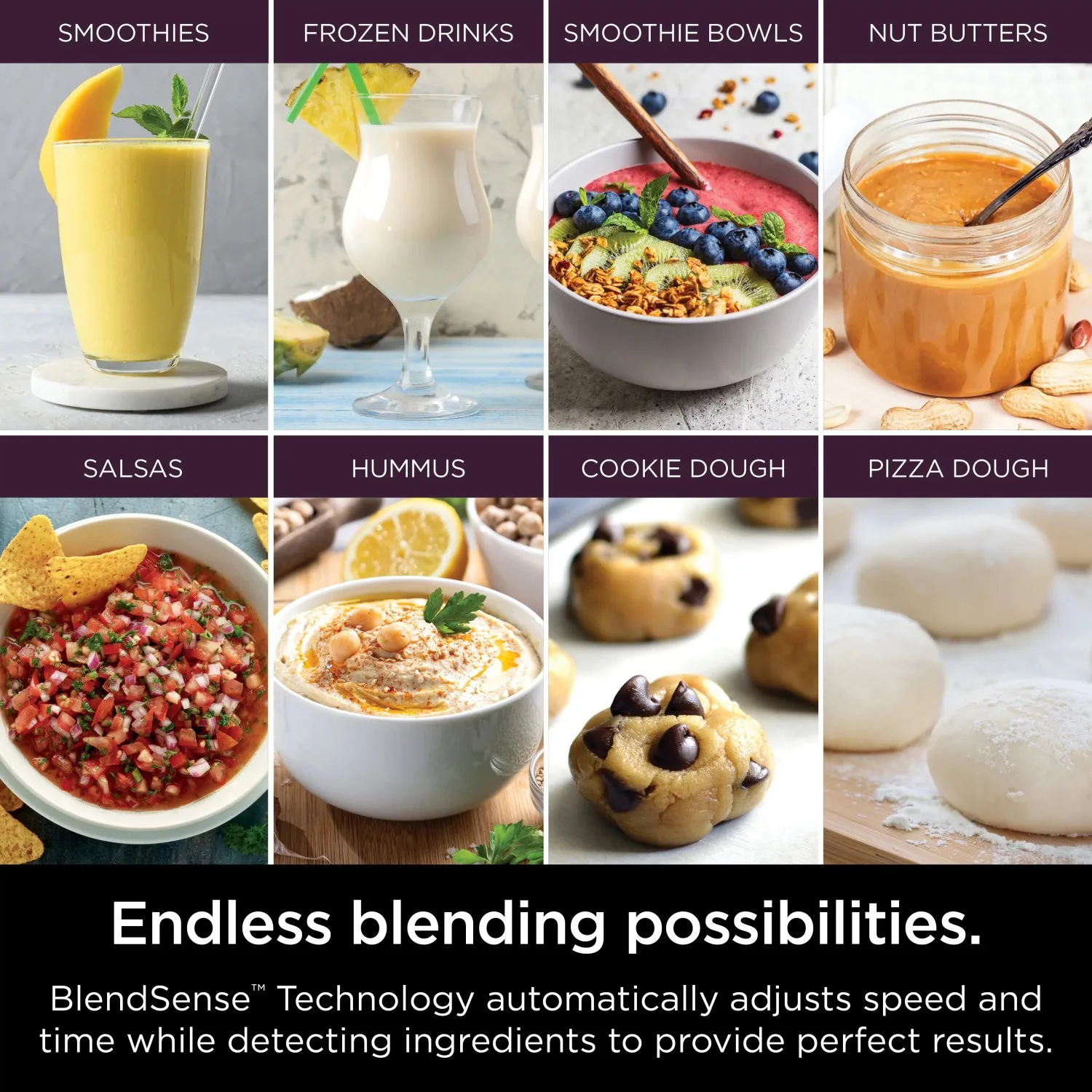 Detect Kitchen System Power Blender + Processor with Blend Sense Technology, Silver, TB400