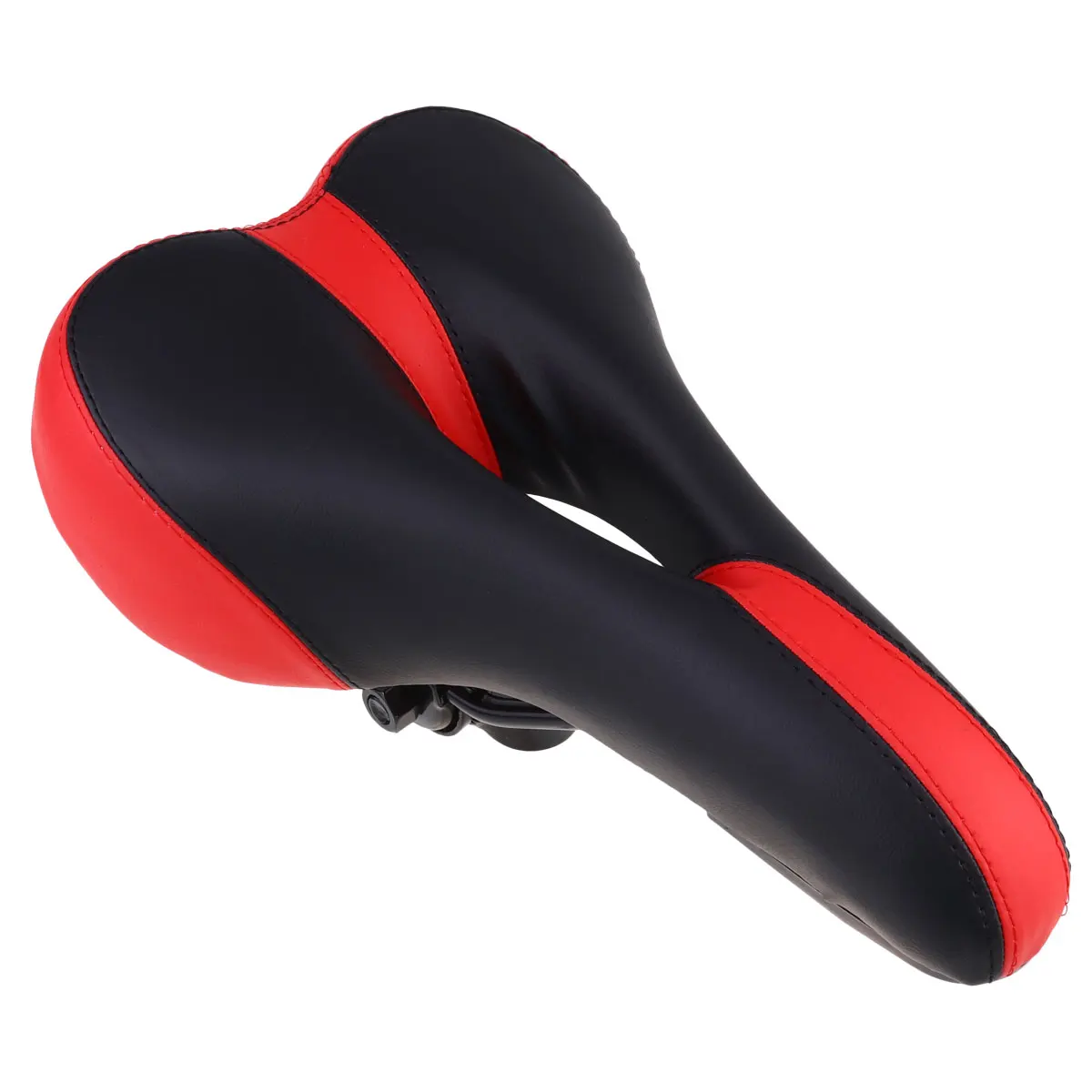 

1pc Mountain Bike Saddle Thickened Comfortable Seat for Long Rides Shock Absorbing Ergonomic Design Bike Seat Cushion Red Pad