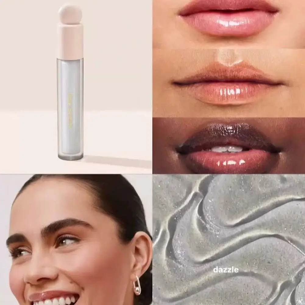 Beleza rara hidratante brilho labial gordo nutritivo essência óleo brilhante espelho lábio esmalte duradouro batom à prova dwaterproof água óleo bálsamo labial