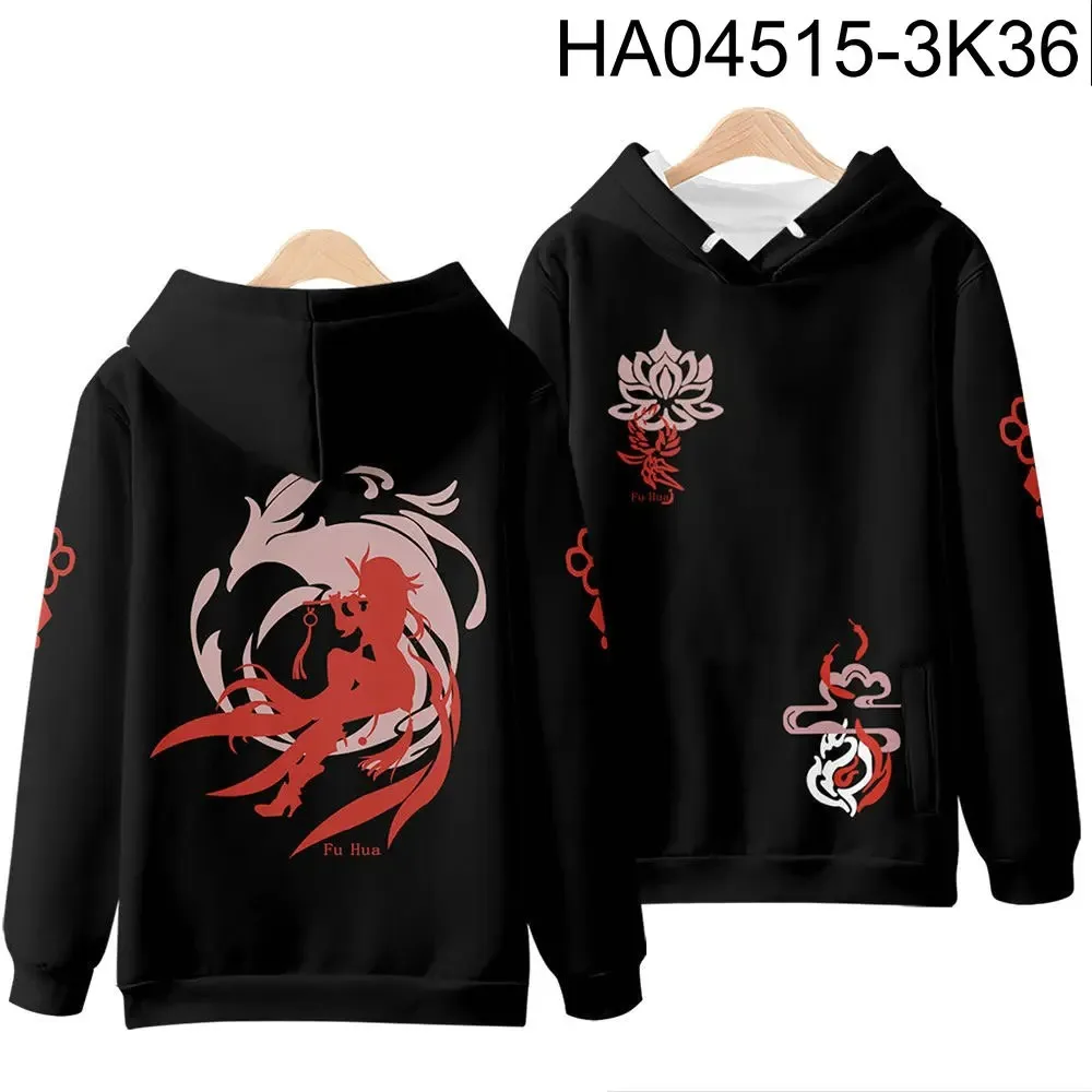 

Recente honkai impact 3 impressão 3d homem/mulher outono moda japonês jogo hoodies moletom mangas compridas pollover plus size