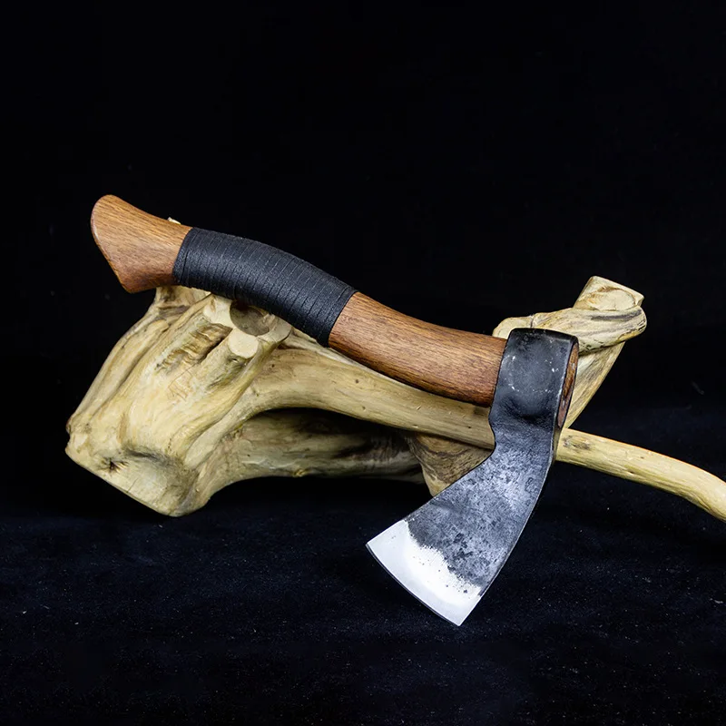 Ancient-style Forged Axes Multi-functional Outdoor Emergency Mountain Opening and Camping Axes Household Firewood Splitting Tool