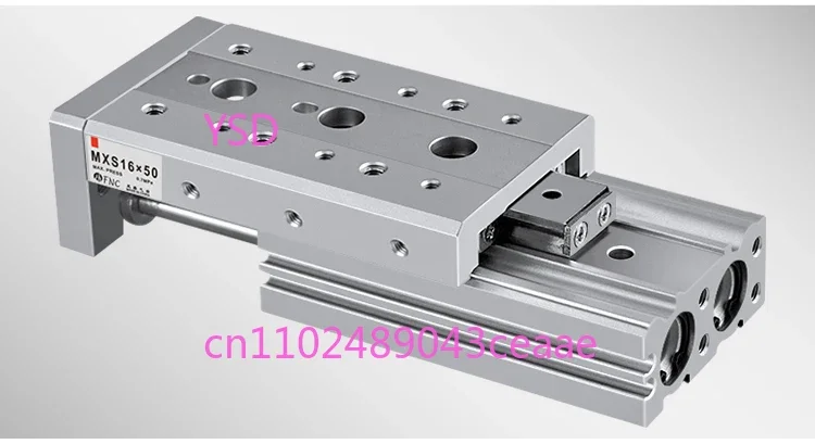 Precision pneumatic linear slide table cylinder MXS/HLS6 8 12 16 20 25 magnetic induction thread group