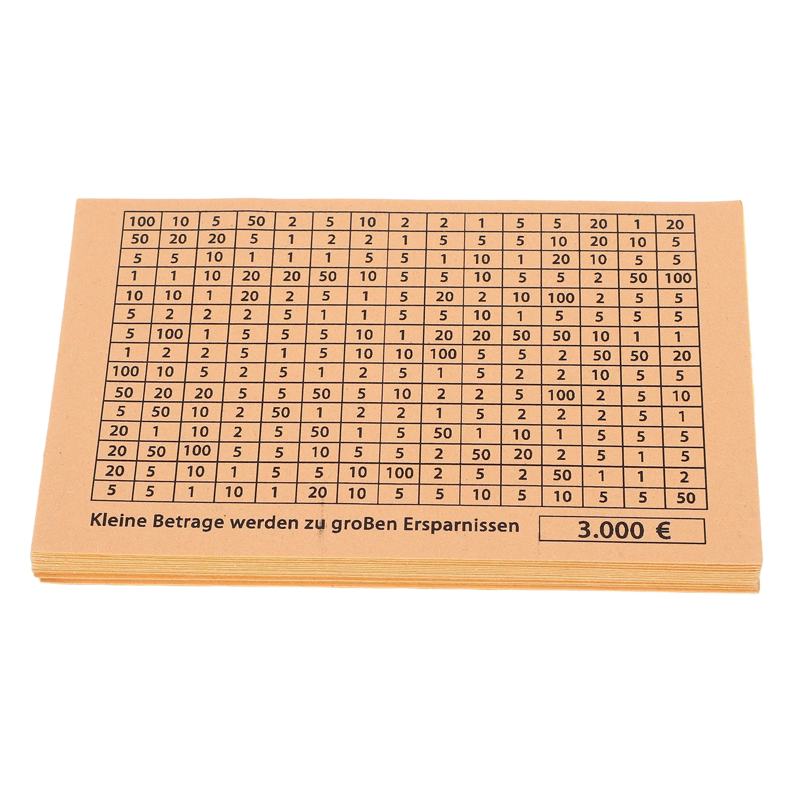 

30Pcs Number Stickers Wooden Savings Box Euro Themed DIY Craft Money Saving Planner Sheets Cash Box Organizer Supplies