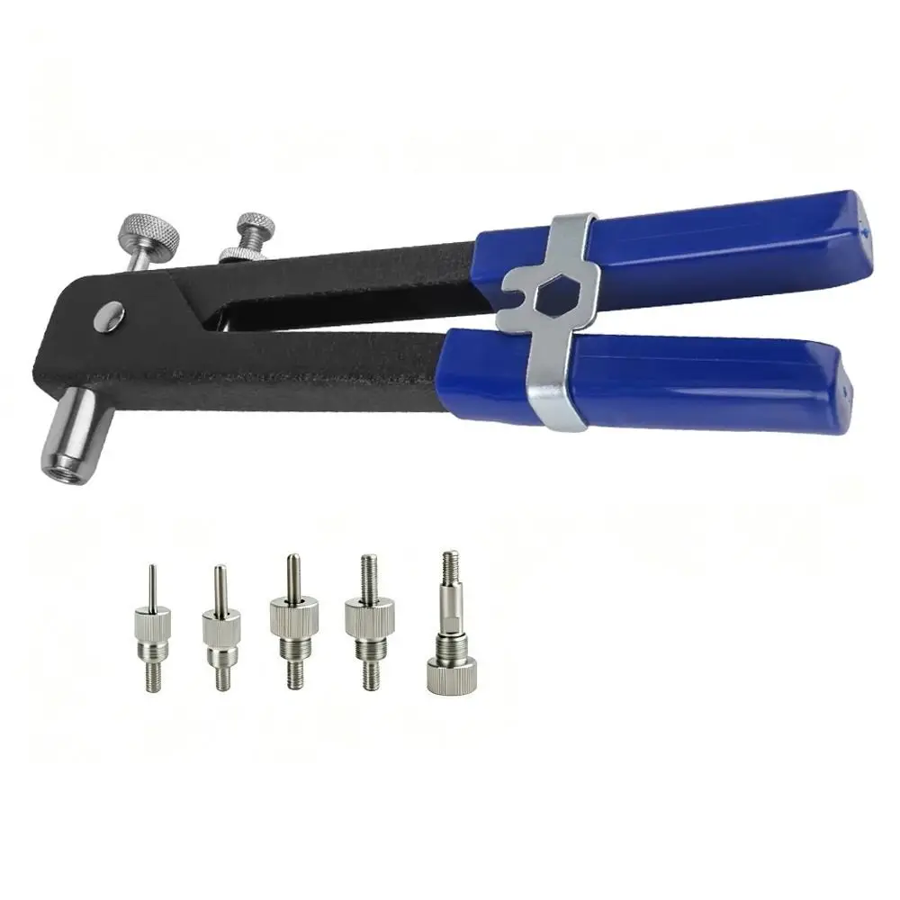 with Metric Nuts Assortment Rivet Nut Tool Kit Non-slip M3/M4/M5/M6/M8 Nut Rivet Plier Set Manual Rust-proof