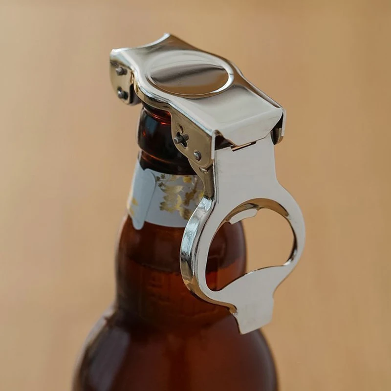 Multifunctional Bottle Opener With Sealed Lid Stainless Steel Labor-Saving Beer Opening Tool Kitchen Accessories For Home Bar