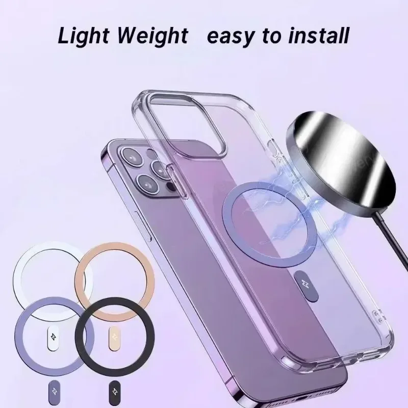 Capas For Realme 14 Pro 5G RMX5056 Pro+ Plus RMX5051 Transparent Clear Soft TPU Cover With Magnetic Sticker