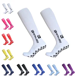 FS Long Football Socks and knee Sports Round Silicone Anti Slip Grip Soccer Socks Calcetas Antideslizantes De Futbol