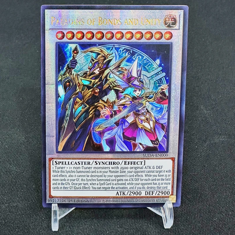 YuGiOh FOIL Proxy-kaarten Entertainment Games YuGiOh Red Eyes Darkness Metal Dragon Paladins of bonds en unity-verzamelkaarten