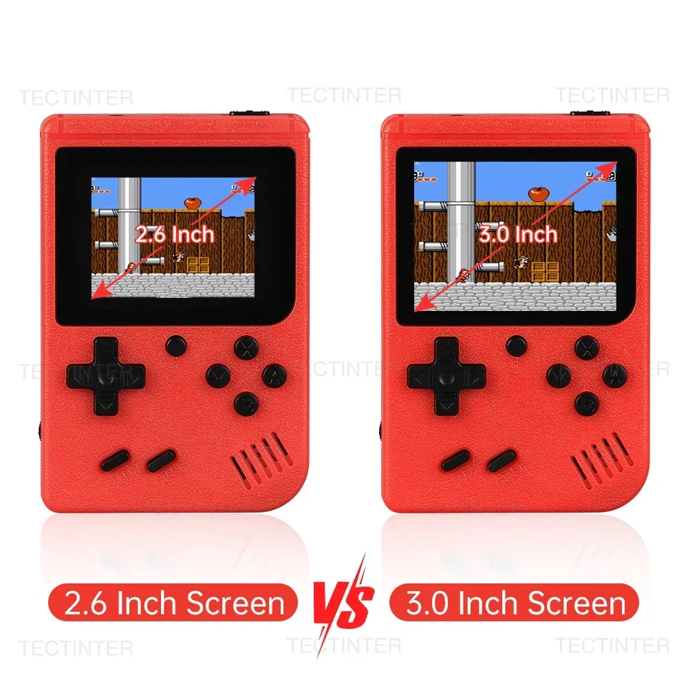 YYHCRetro Portable Mini Handheld Video Game Console 8-Bit 3.0 Inch Color LCD Kids Color Game Player Built-in 400 games