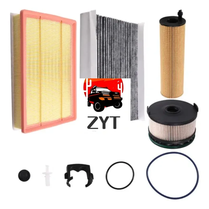

Air filter and carbon filter oil filter set A9075283500 + A9108301100 + A6540920100 + A6541801100 for Mercedes-Benz Sprinter