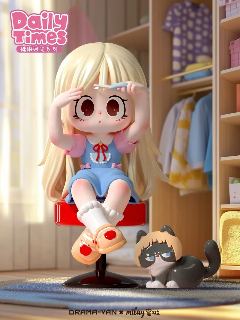 

В наличии Milay Girls слепая коробка, натуральная серия 3.0 Daily Times, загадочная коробка, милый стол, модель куклы, украшение для девочек, подарки на день рождения