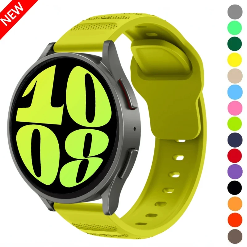 22mm 20mm Silicone Strap For Huawei Watch 4/3/GT4-3-2 Pro Amazfit GTR 4/GTS4 Sports Bracelet Samsung Galaxy Watch 6/5/4/3 Correa