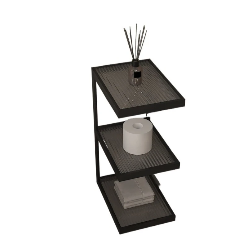 

Toilet rack Floor-to-ceiling bathroom Toilet crevice storage Narrow toilet next to storage