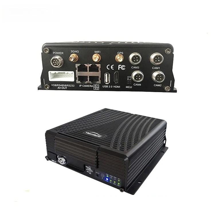 High Quality SD-MDVR Hybrid Vehicle Car CCTV NVR 4CH Mobile Digital Video Recorder For Trailer Truck Bus