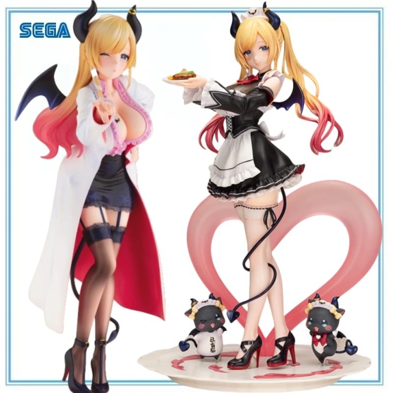 

BANDAI Аутентичный Hololive-Chocolat-Yuzuki Choco-1/7Костюм горничной Ver Коллекция Модель Персонаж мультфильма Мальчик Оригинальный подарок