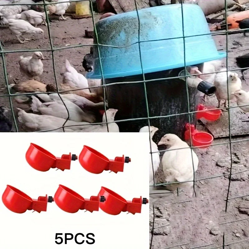 Automatisches Geflügeltränksystem Hühnertränke Enten-Wasserspender Gänse-Truthahn-Kaninchen Selbstbefüllende Fütterungs- und Trinkschale