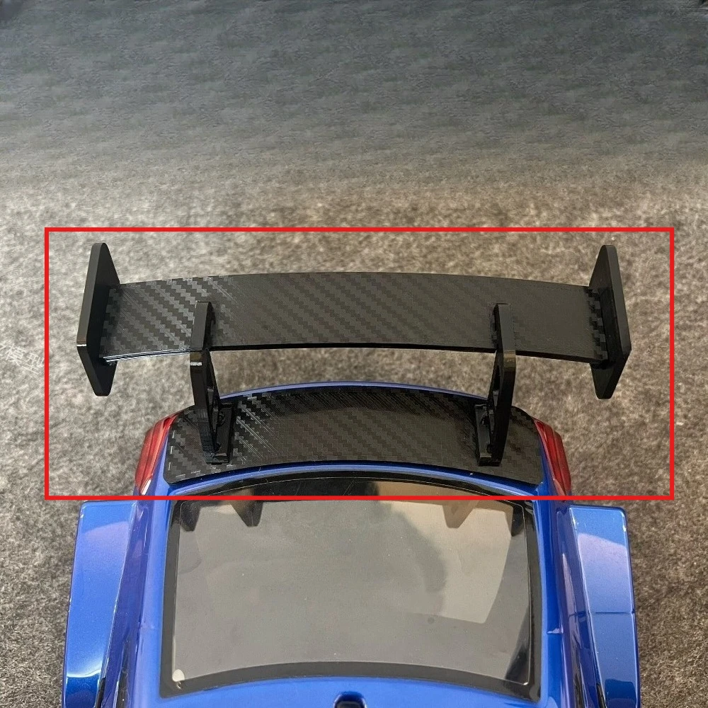 RC Car hobby upgrade modified large rear wing spoiler for RLAARLO 1/10 XTS-S10 scale custom size replacement spare accessories