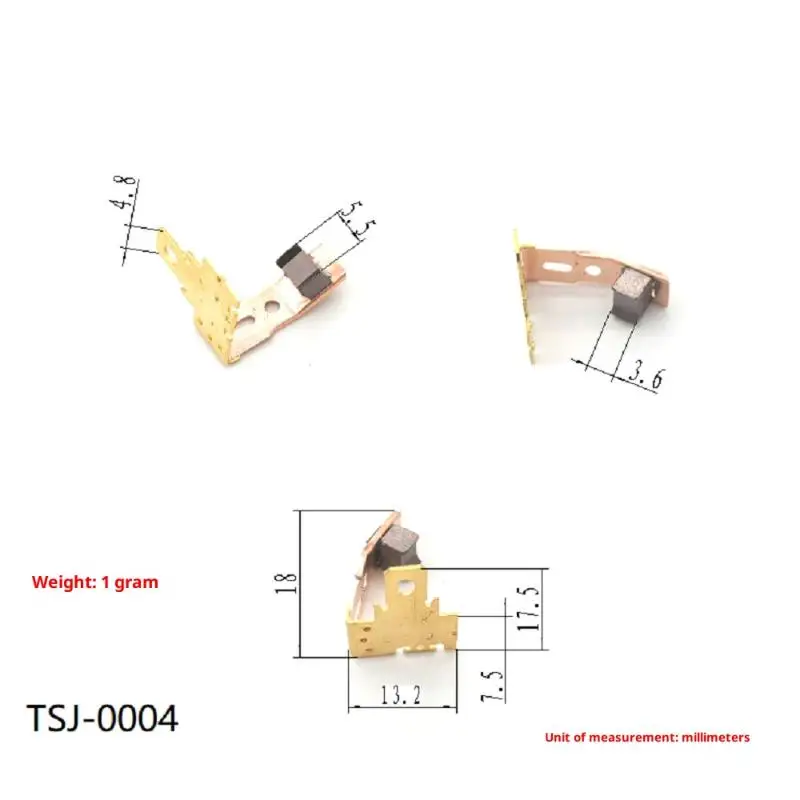2Pcs Carbon For HITACHI METABO WORX Hilti Ryobi DEVON 545 555 550 Radio Motor Brush Holder