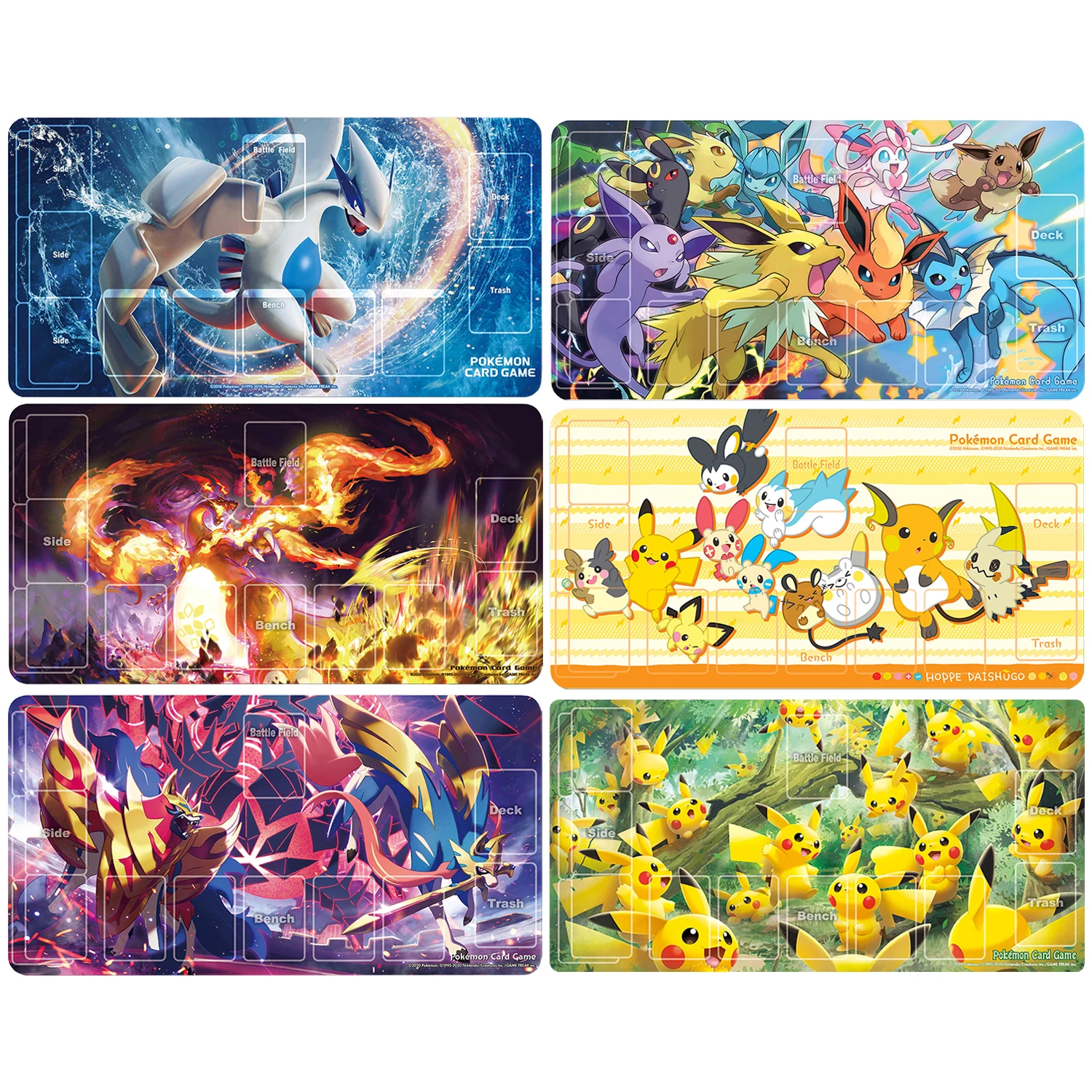 

Diy 60*35*0.2cm PTCG Dedicated Battle GAME Card Mat Charizard Eevee Gengar Gift Toy Game Anime Table Mat