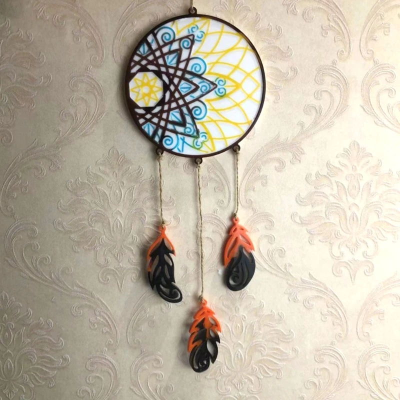 Customized Dreamcatcher Pendants Carfting Silicone Molds for Creative Gift Shops