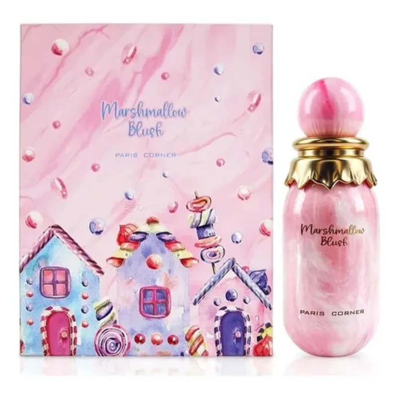 

PARIS CORNER Marshmallow Blush Eau de Parfum Спрей для унисекс 100 мл Оригинальные арабские духи Стойкий цветочный феромон Одеколон
