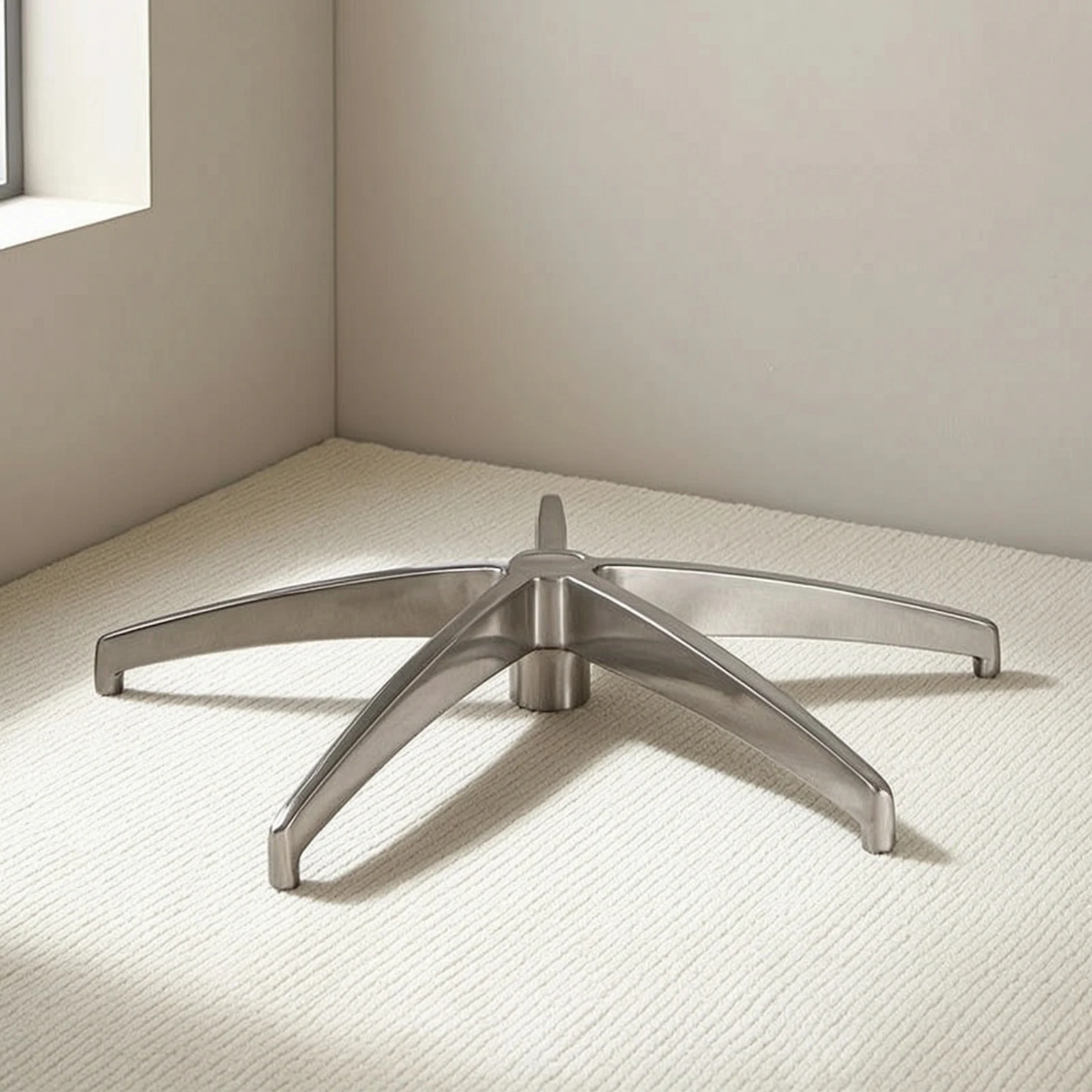 Five-Claw Chair Base Sturdy Aluminum Chair Base Hardware Long-Lasting Stable for DIYers