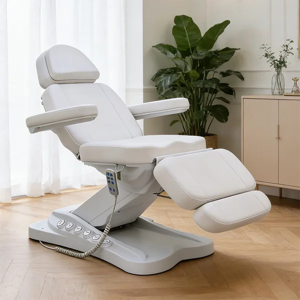 

Косметологическая кушетка-реклайнер для наращивания ресниц и массажа с 3 моторами, электрическая массажная кровать-кресло для салонов красоты