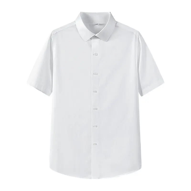 

Men's Pure Cotton ort Sve irt Breathable Moisture ng Iron Free Casual Loose Fit Button up ort Sve irt