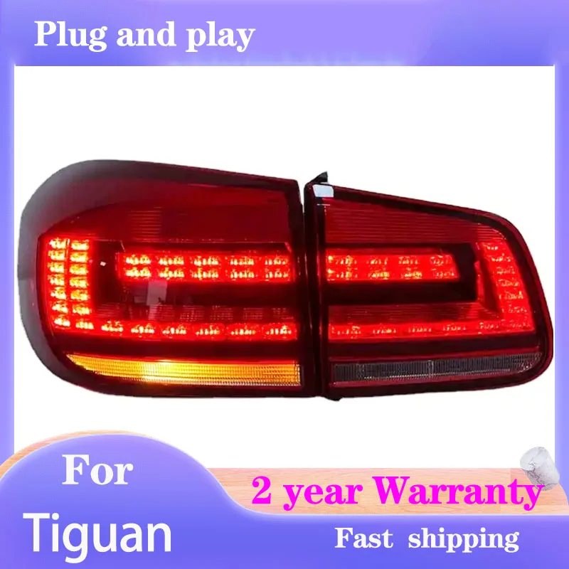 doxa Car Styling for VW Tiguan Tail Lights 2013-2015 Volks Wagen New Tiguan LED Tail Light Rear Lamp DRL+Brake+Park+Signal