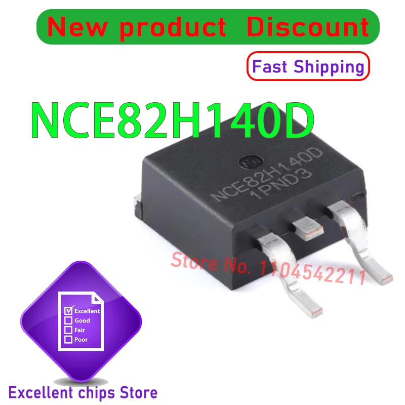 

10 шт./лот, оригинальный NCE82H140 TO-220 NCE82H140D TO-263 100% новый и подлинный