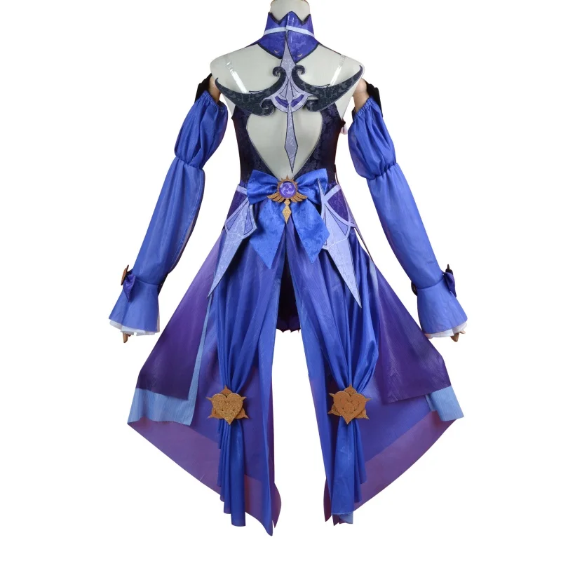 Disfraz de Cosplay de Genshin Impact para mujer y niña, zapatos con peluca, uniforme de fiesta de Halloween, accesorios de vestido de actuación en escenario