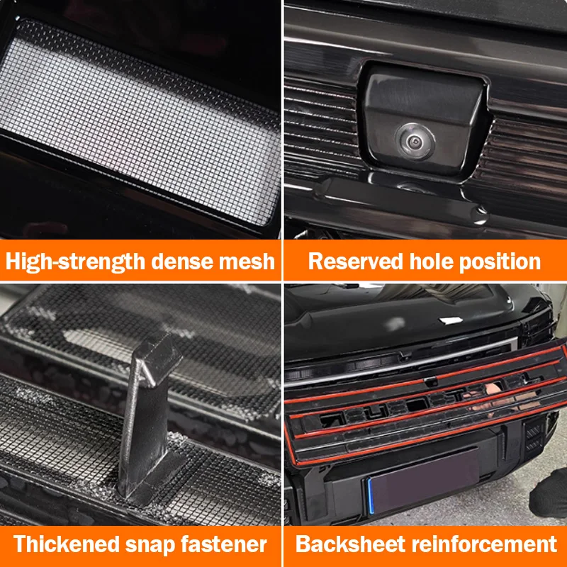 لشيري جيتور T1 شاشة حماية الشبكة الأمامية شبكة حشرات صافي ملحقات السيارة الخارجية المعدلة #5