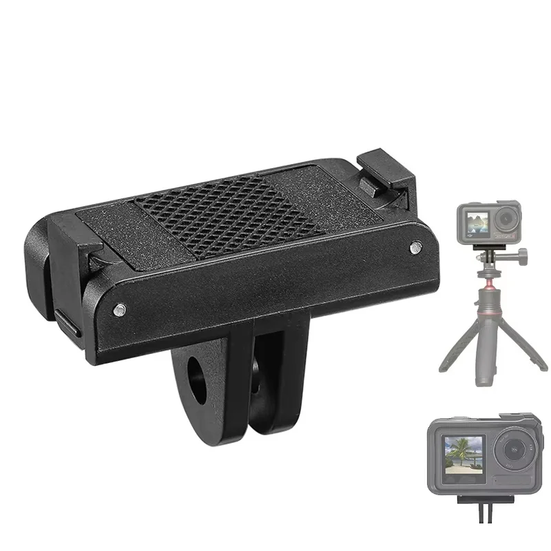 Magnetic Quick Release Base Foldable Portable Shooting Adapter Two Claw Adapter For DJI Action 4 For DJI Action 5 Pro 4 3 Kit