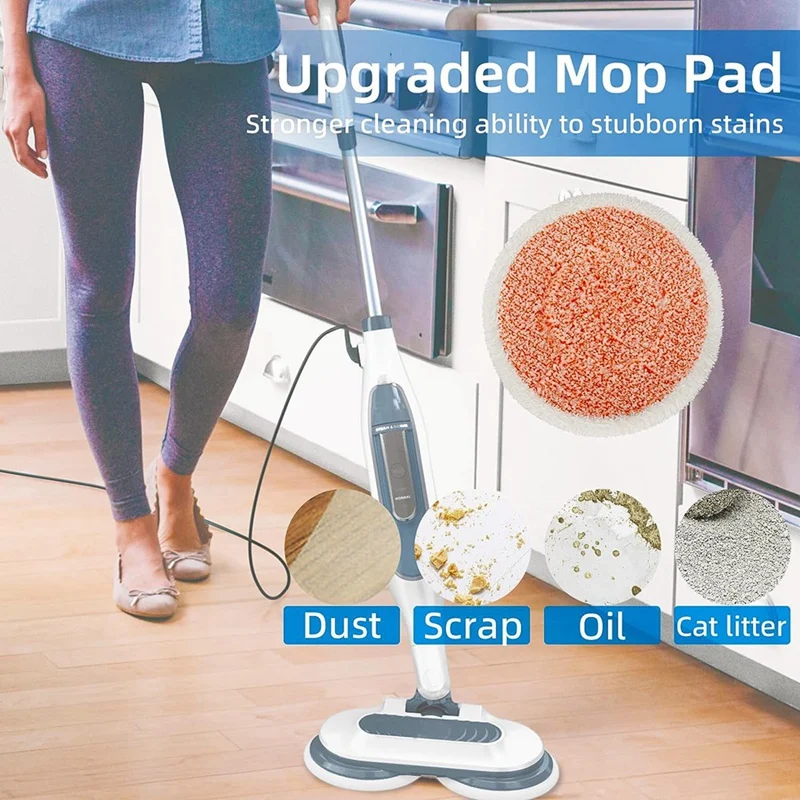 12er Pack Heavy Scrub Steam Mop Pads für Hai s7000amz/s7001/s7201 Steam Mop,Steam und Scrub All-in-One-Reinigungs pads Teile