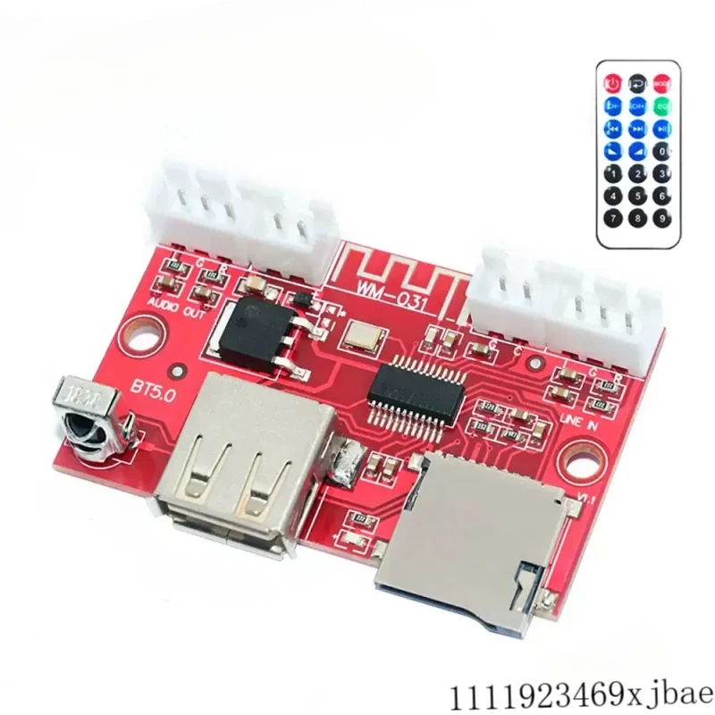 Bluetooth 5.0 Decoder Board U-Disk MP3 Decoding Module WAV FLAC Remote Control