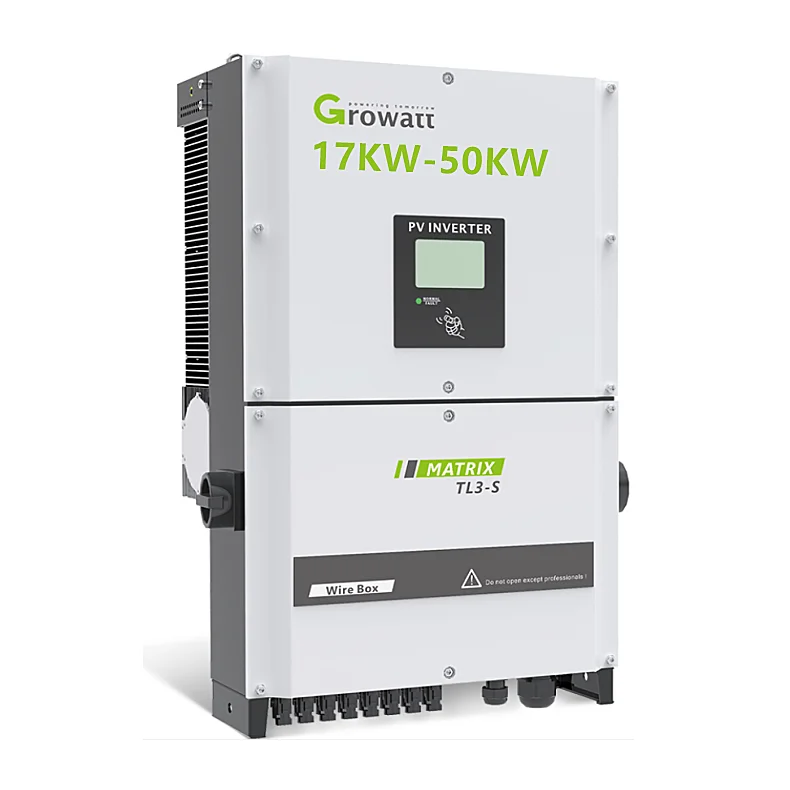 CI-6 Growatt 100Kw Solar Inverter Price On Grid 220V 15Kw 20Kw 25Kw 30Kw Solar Inverter RTS On-Grid Type Solar Inverter