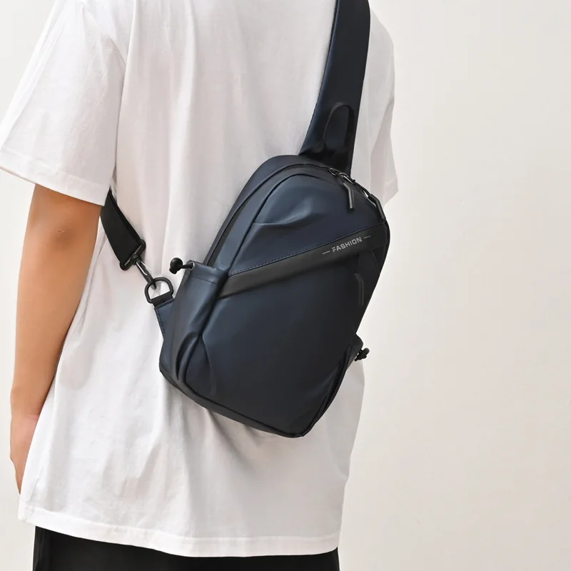 

Mens Bags Chest Rig Zipper Oxford Polyester Water-resistant Chest bags Men's Fanny Pack men's crossbody bag multi-functional BAG