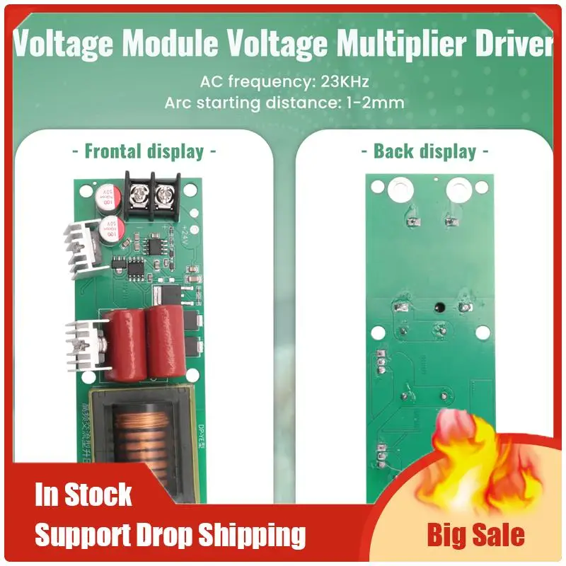 أفضل العروض 12 فولت/24 فولت إلى 1KV/2KV عالية التردد التيار المتناوب الناتج الداعم العاكس الإلكتروني وحدة الجهد العالي مضاعف مجلس سائق