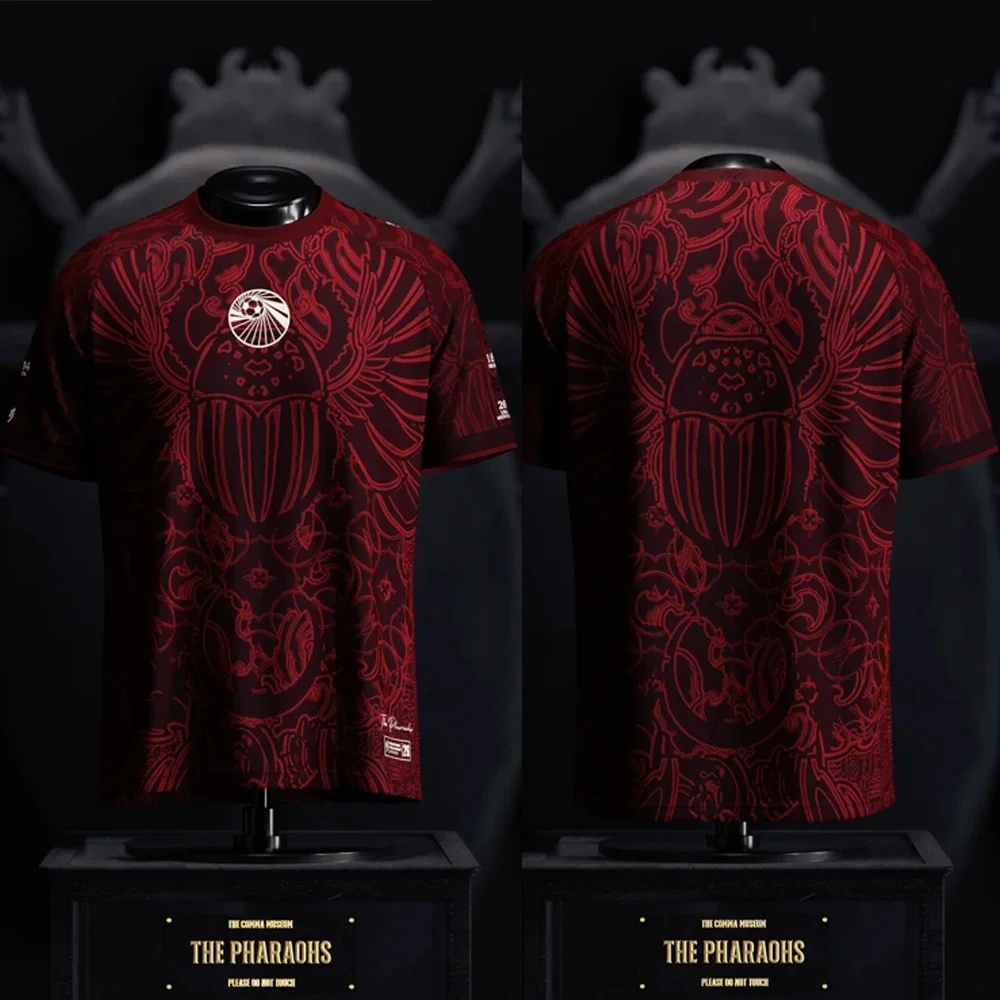 2026 New Egypt Scarab Totem Printed Quick Drying Sports and Leisure Men's T-shirt
