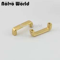 20-100pcs 20mm 25mm Satin Gold color wide arch bridge for purse,repair hardware clasp strapping DIY bags sewing