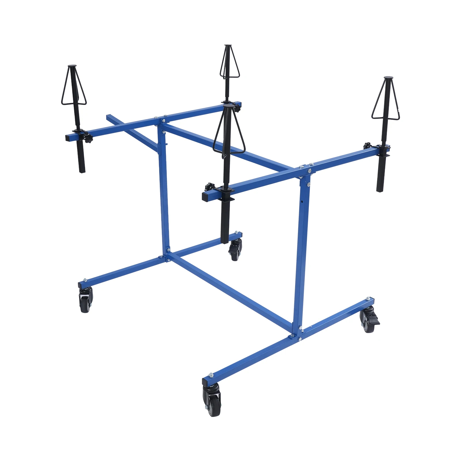 عجلة الطلاء حامل رف تجفيف الرف السيارات الجسم اللوحة إصلاح السيارات الرف ث/4 عجلات دوارة حافة شجرة إصلاح قوس 100 كجم