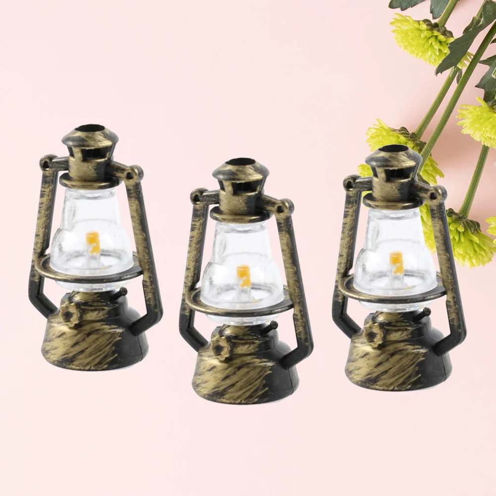 6 stuks retro lantaarn vintage licht draagbaar decoratief licht voor Halloween Party spookhuis kamer retro lamp