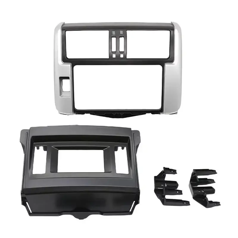 

Панель для автомагнитолы Toyota Land Cruiser Prado 150 2009-2013, комплект для установки в приборную панель, 2 DIN, для леворульных автомобилей