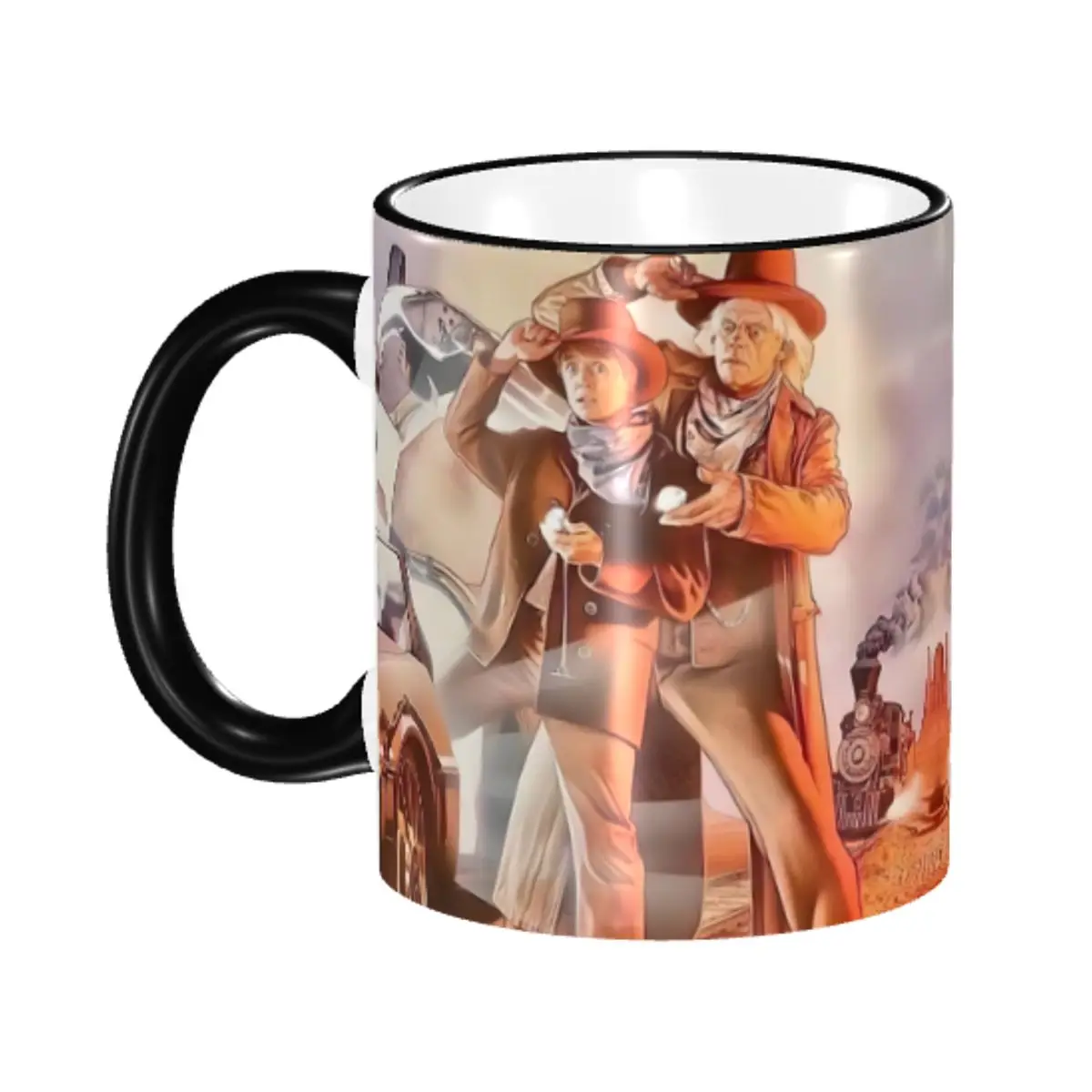 

Custom Back To The Future Coffee Mugs DIY Sci-Fi Comedy Movie Ceramic Tea Milk Mug